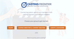Desktop Screenshot of castingfrontier.com
